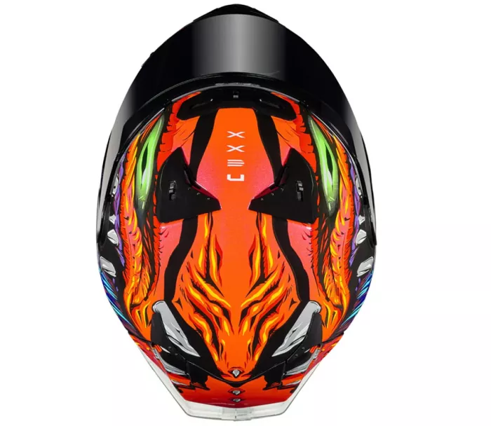 Kask motocyklowy NEXX X.R3R ZORGA pomarańczowy