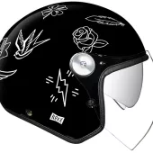 Otwórz kask motocyklowy NEXX X.G30 Tattoo black white