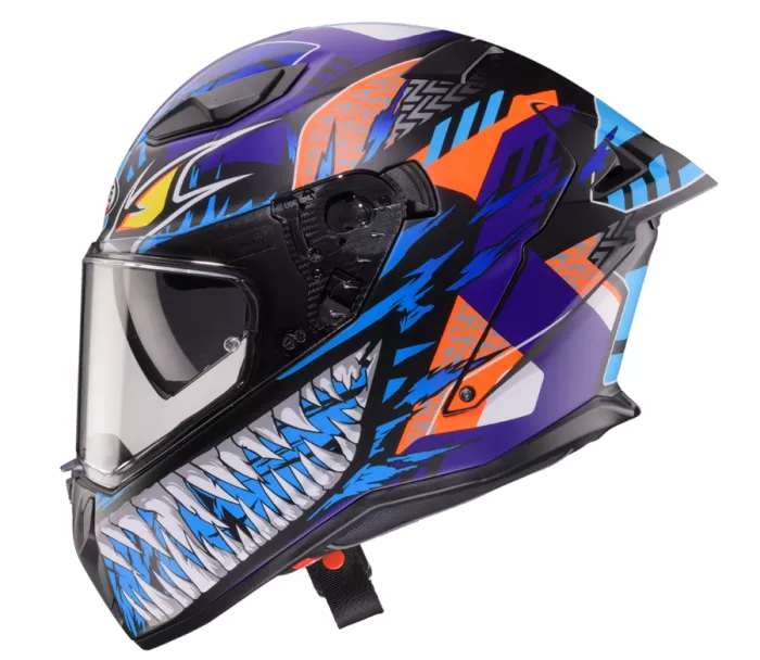 Caberg Drift Evo II Nobo matt black/red fluo/blue/purple vel.S