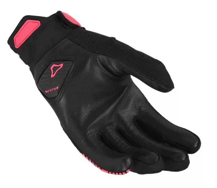 Rękawiczki damskie Macna Obtain leather black/pink