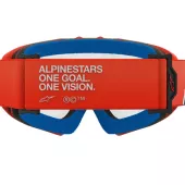 Gogle motocrossowe Alpinestars Vision Youth Corp orange/clear