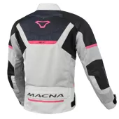 Macna Orcano 2.0 light grey/black/pink lady jacket vel. M