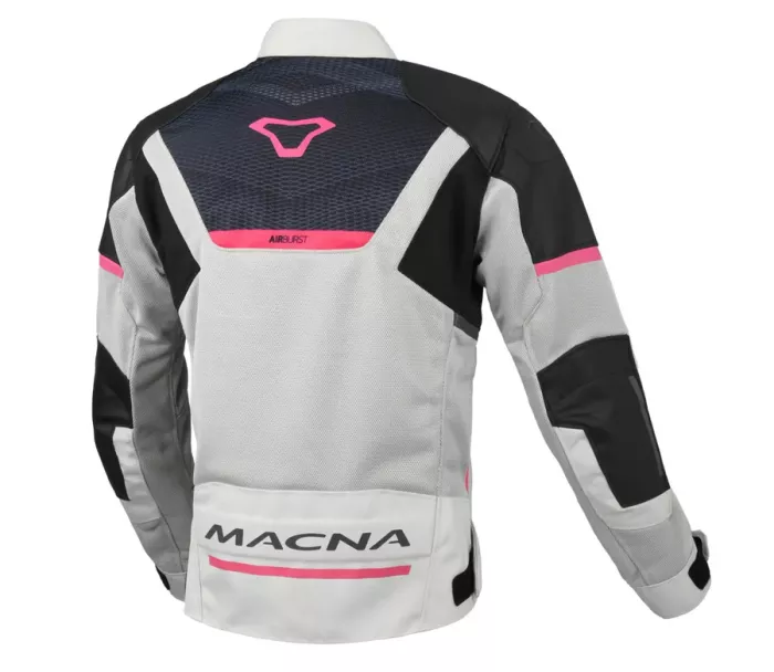 Macna Orcano 2.0 light grey/black/pink lady jacket vel. M