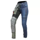Damskie dżinsy motocyklowe Trilobite Parado monolayer AAA slim fit blue (Rozszerzony)