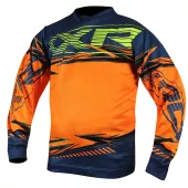 Dziecięca koszulka motocrossowa XRC MX Pablo blue/orange rozmiar 3Y-4Y