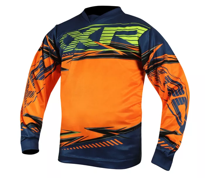 Dziecięca koszulka motocrossowa XRC MX Pablo blue/orange rozmiar 3Y-4Y