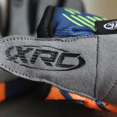 Dziecięce rękawice motocrossowe XRC MX Pablo niebieski/pomarańczowy rozmiar 5Y-6Y