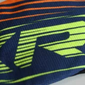 Dziecięce rękawice motocrossowe XRC MX Pablo niebieski/pomarańczowy rozmiar 5Y-6Y