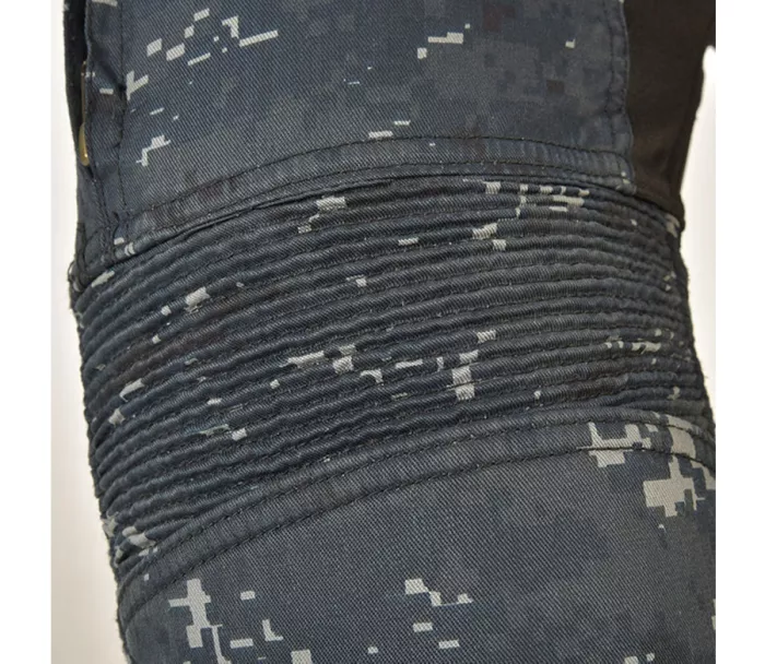 Spodnie motocyklowe Kevlar Trilobite Parado blue digi camo (rozszerzone)