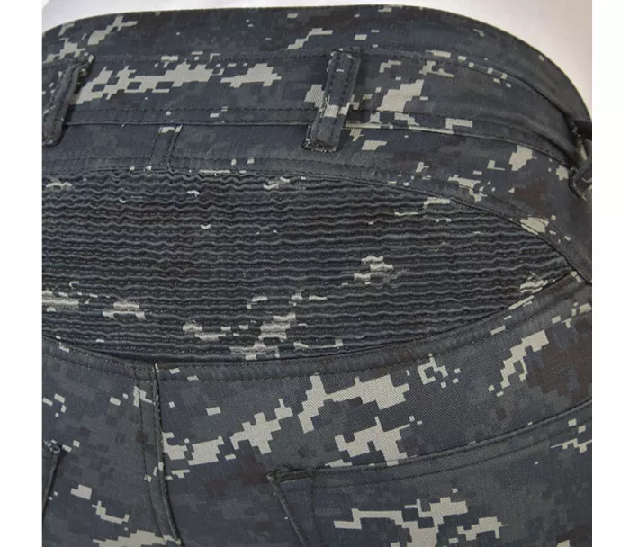 Spodnie motocyklowe Kevlar Trilobite Parado blue digi camo (rozszerzone)