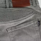 Damskie jeansy motocyklowe Kevlar Trilobite Parado szare (przedłużone) rozmiar 36