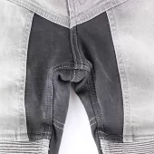 Damskie jeansy motocyklowe Kevlar Trilobite Parado szare (przedłużone) rozmiar 36