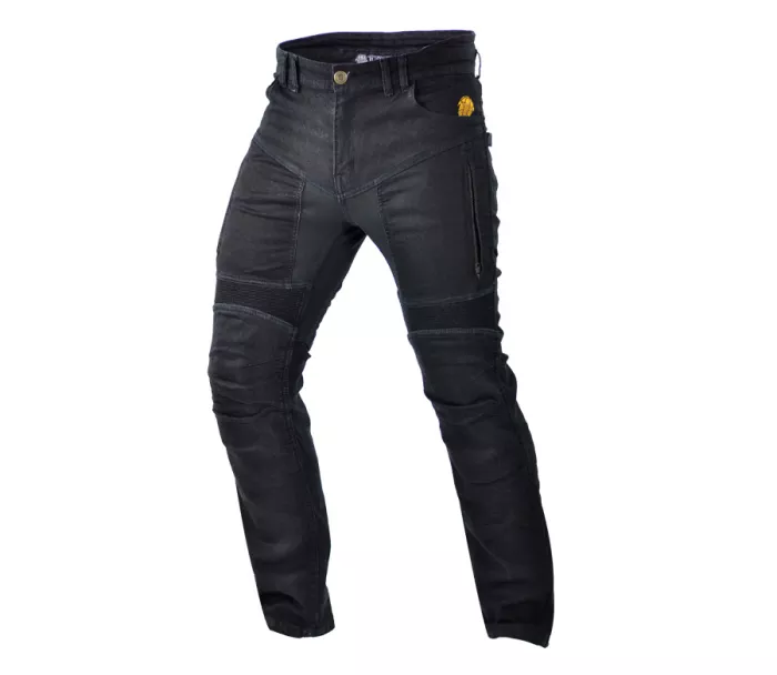 Jeansy Kevlar motocyklowe Trilobite Parado czarne SLIM (przedłużone) rozmiar 32