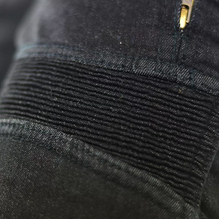 Jeansy Kevlar motocyklowe Trilobite Parado czarne SLIM (przedłużone) rozmiar 32