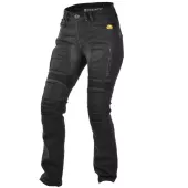 Damskie jeansy Kevlar motocyklowe Trilobite Parado czarne (przedłużone) rozmiar 34