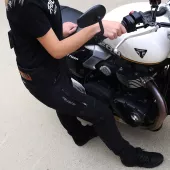 Jeansy damskie Trilobite Parado doublelayer AAAA slim fit black level 2