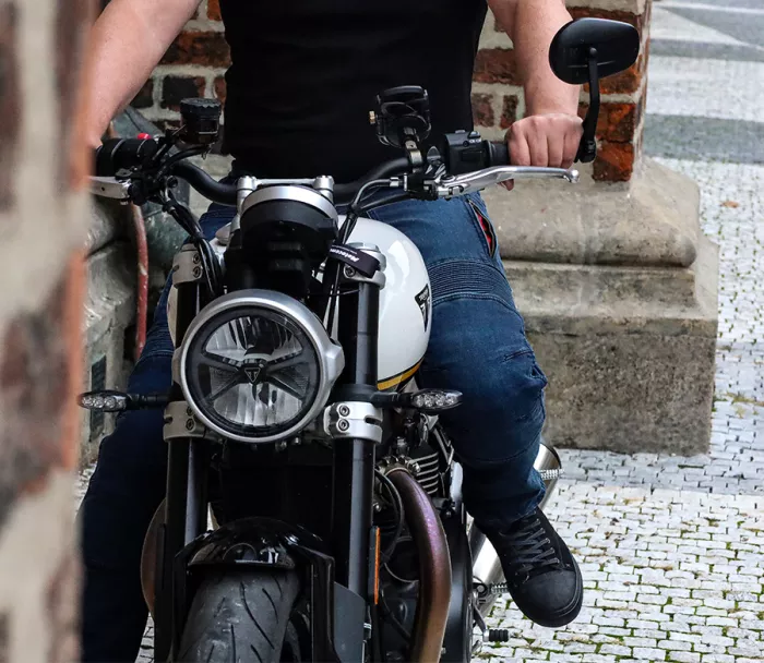 Jeansy męskie Trilobite Parado doublelayer AAAA slim fit blue level 2 (rozszerzony)