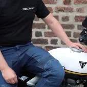 Jeansy męskie Trilobite Parado doublelayer AAAA slim fit blue level 2 (rozszerzony)