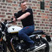 Jeansy męskie Trilobite Parado doublelayer AAAA slim fit blue level 2 (rozszerzony)