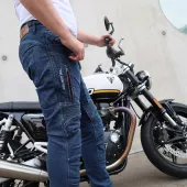 Jeansy męskie Trilobite Parado doublelayer AAAA slim fit blue level 2 (rozszerzony)