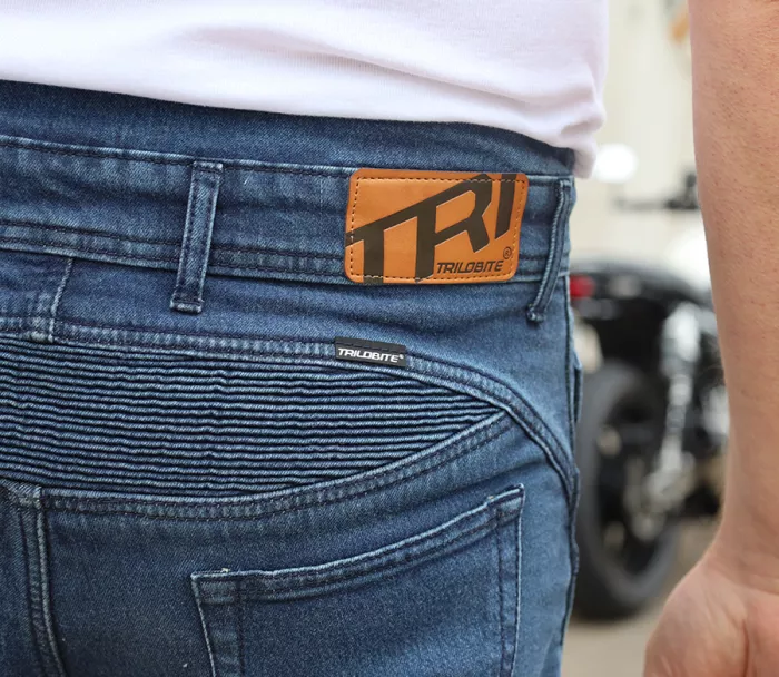 Jeansy męskie Trilobite Parado doublelayer AAAA slim fit blue level 2 (rozszerzony)