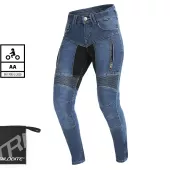 Damskie dżinsy motocyklowe  Trilobite Parado skinny fit blue level 2 (Rozszerzony)