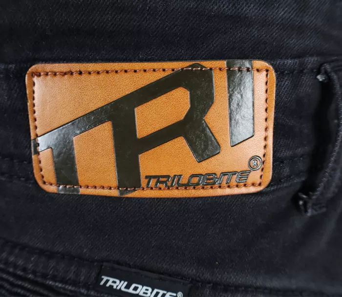 Jeansy motocyklowe męskie Trilobite Parado doublelayer AAA regular fit black level 2