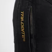 Jeansy motocyklowe męskie Trilobite Parado doublelayer AAA regular fit black level 2