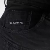 Jeansy motocyklowe męskie Trilobite Parado doublelayer AAA skinny fit black level 2