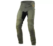 Jeansy motocyklowe Kevlar Trilobite Parado brudnoniebieskie (przedłużone) Slim fit