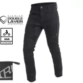 Jeansy motocyklowe męskie Trilobite Parado doublelayer AAA skinny fit black level 2