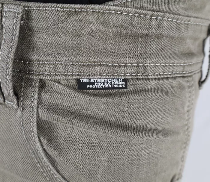 Spodnie męskie Trilobite Parado doublelayer AAA slim fit light grey level 2 (Rozszerzony)
