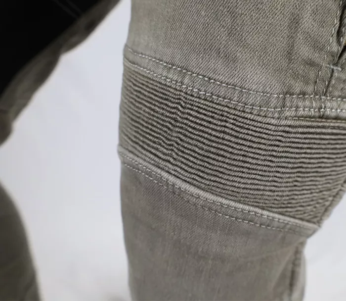 Spodnie męskie Trilobite Parado doublelayer AAA slim fit light grey level 2 (Rozszerzony)