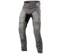 Jeansy Kevlar motocyklowe Trilobite Parado jasnoszare (rozszerzone) rozmiar 40
