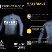 Kurtka motocyklowa Trilobite Parado Tech-Air czarna