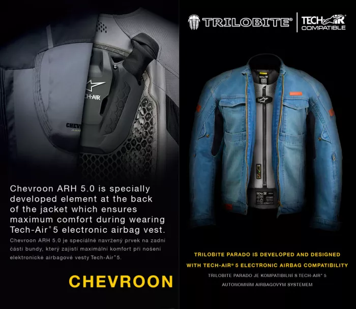 Kurtka motocyklowa Trilobite Parado Tech-Air niebieska