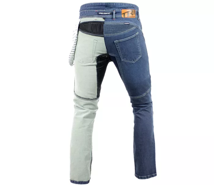 Spodnie motocyklowe Trilobite Parado monolayer AAA slim fit blue (Rozszerzony)