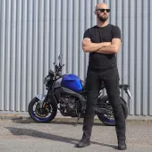 Dżinsy motocyklowe Trilobite Parado monolayer AAA slim fit black