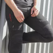 Dżinsy motocyklowe Trilobite Parado monolayer AAA slim fit black
