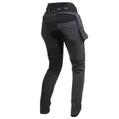 Damskie jeansy motocyklowe Trilobite Parado monolayer AAA slim fit ladies jeans black (Rozszerzony)