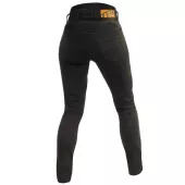 Damskie dżinsy motocyklowe Trilobite Parado skinny fit black level 2 (Rozszerzony)