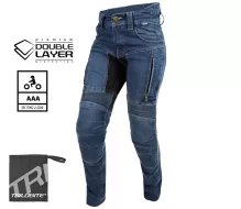 Spodnie damskie Trilobite Parado doublelayer AAA slim fit jeans blue level 2 (Rozszerzony)