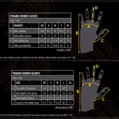 Damskie rękawice motocyklowe Trilobite Parado niebieskie