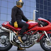 Męskie tenisówki motocyklowe Falco Patrol 2 camel brown