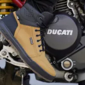 Męskie tenisówki motocyklowe Falco Patrol 2 camel brown