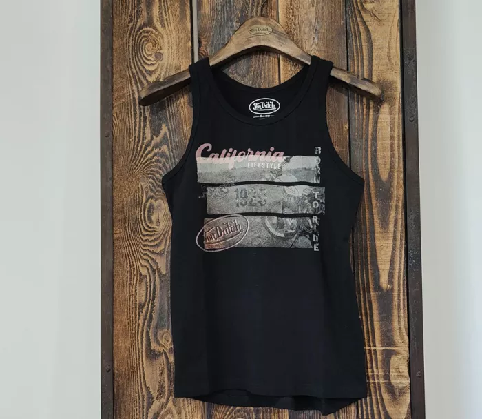 Damski top bez rękawów Von Dutch Photo black