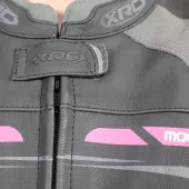 XRC Moos ladies leather jacket blk/pink/grey