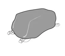 Płaszcz przeciwdeszczowy na małą tankbag Shad X1SL01