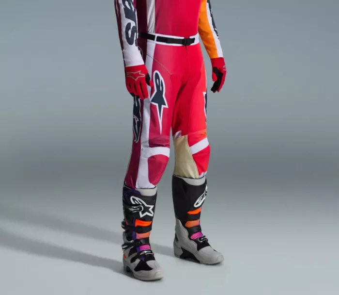 Spodnie motocrossowe Alpinestars Racer Portl red/grey