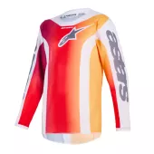 Koszulka MX dla dzieci Alpinestars Fluid Portl red/grey
